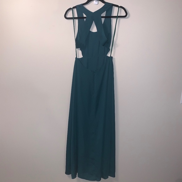 Aritzia Talula Peekaboo Green Maxi Dress XS - Picture 4 of 9